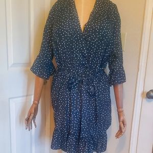 Faux Wrap Dress